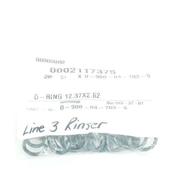 Used LOT OF 21 NEW KRONES 0-900-04-703-5 O-RINGS 12.37 X 2.62 MM 0900047035