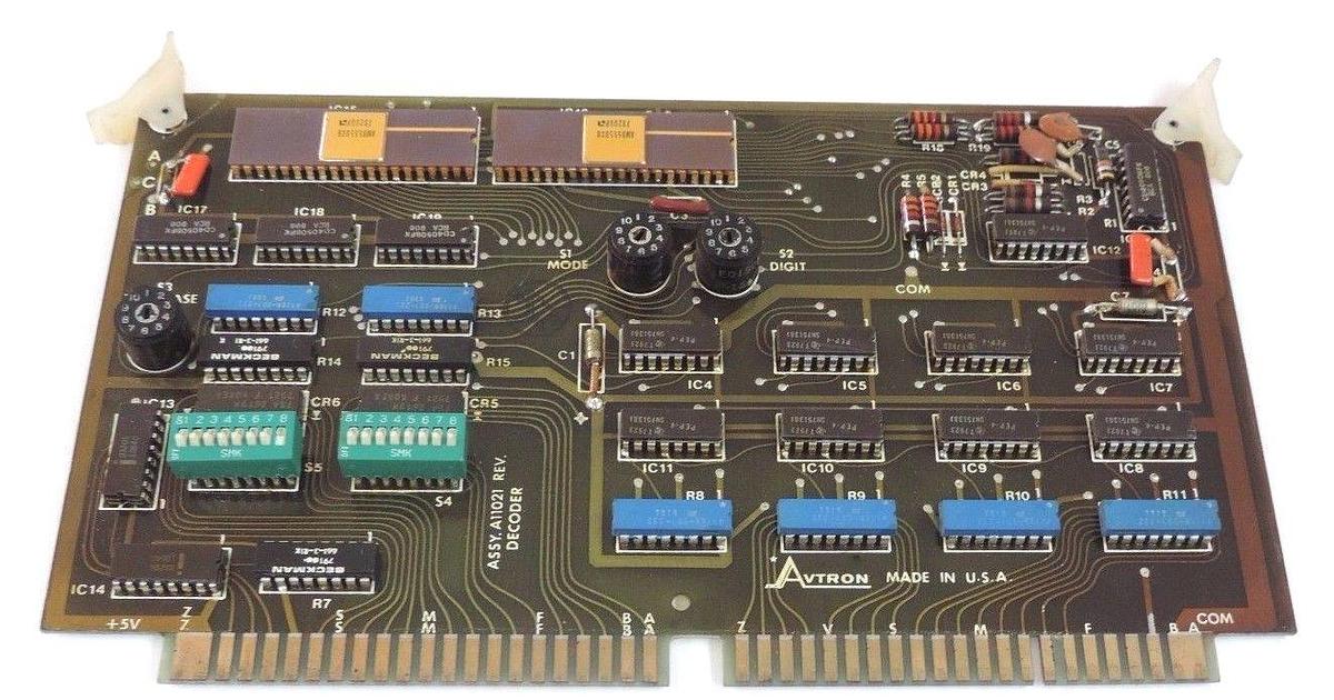 Used AVTRON A11021 DECODER MODULE