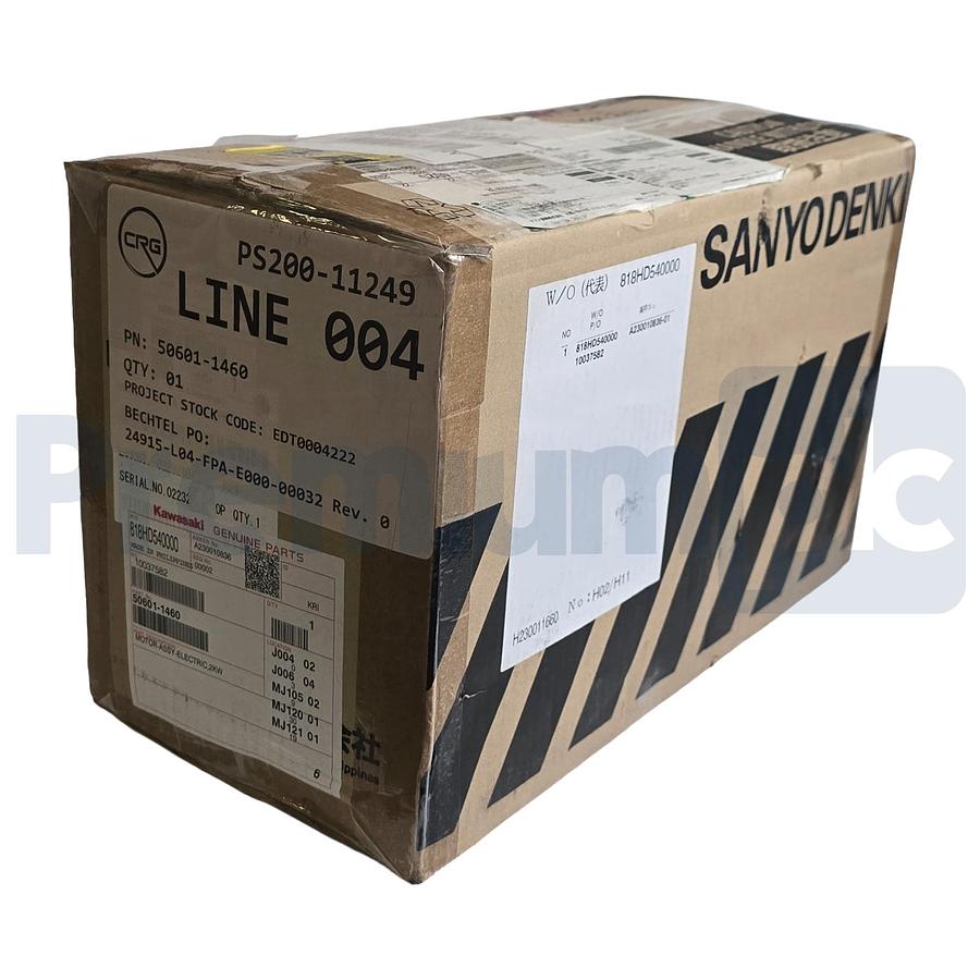 Used Kawasaki Sanyo Denki 50601-1460 | R2AA13200LCPKZ RS020N Robot Servo Motor 2kW