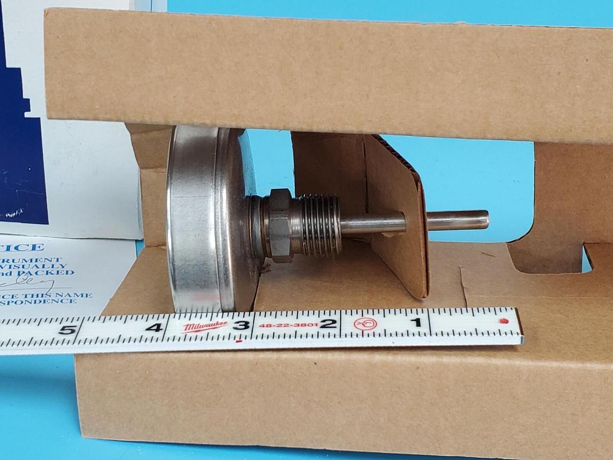 NIB WEKSLER INSTRUMENTS TYPE: 3A02 BI-METAL THERMOMETER 3'' IN. 2-1/2'' STEM