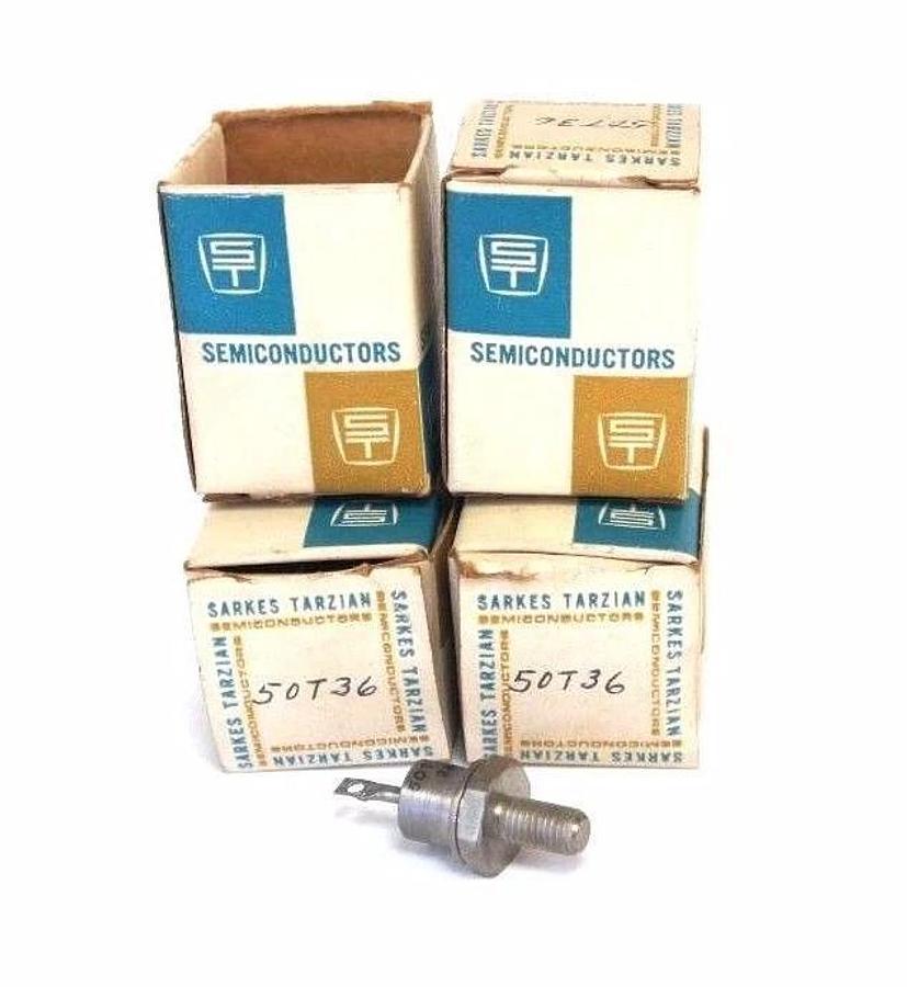 LOT OF 4 NEW SARKES TARZIAN 50T36 SEMICONDUCTORS