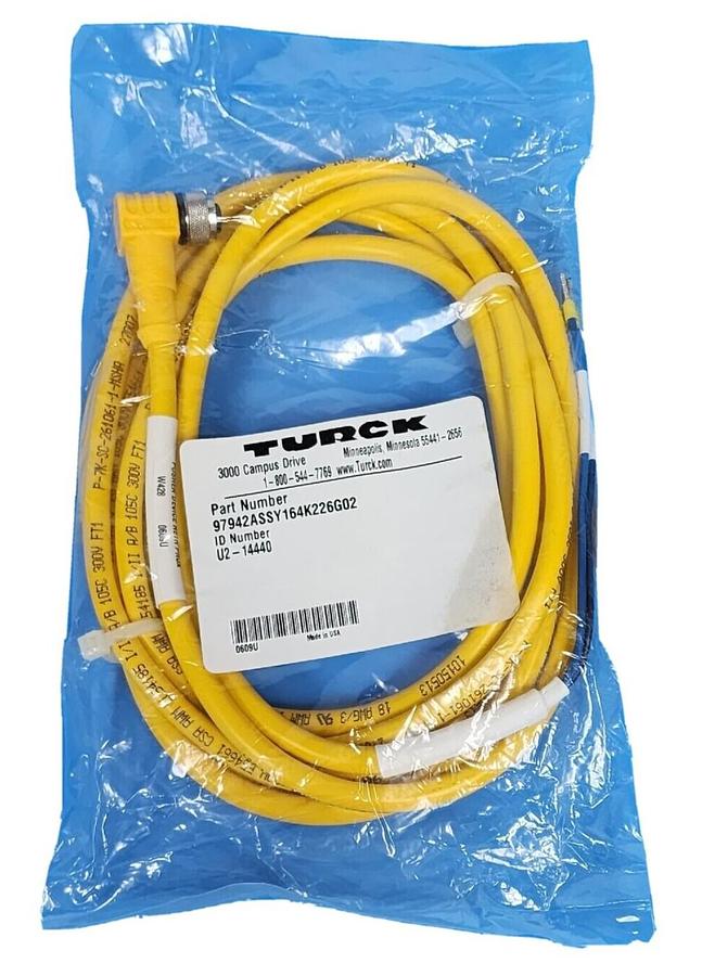 Used NEW TURCK 9794ASSY164K226G02 CABLE ID NUMBER: U2-14440