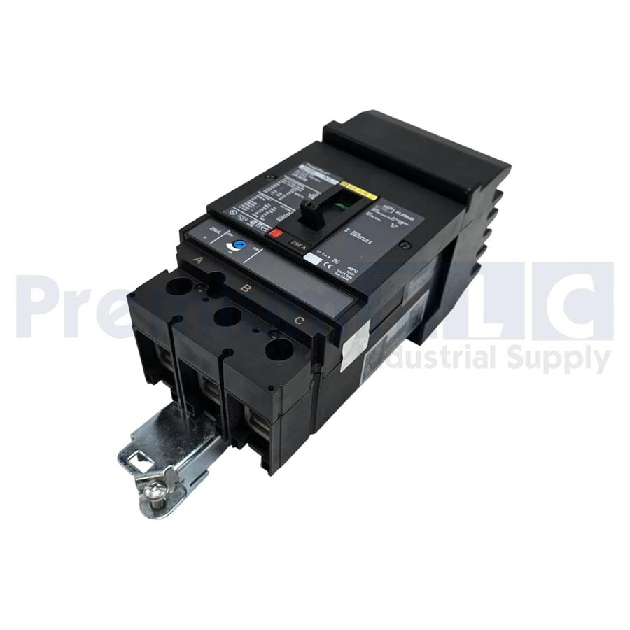 SQUARE D JJA36250 PowerPact JJ 250 CIRCUIT BREAKER 250A, 3-POLE, 600VAC NSNP