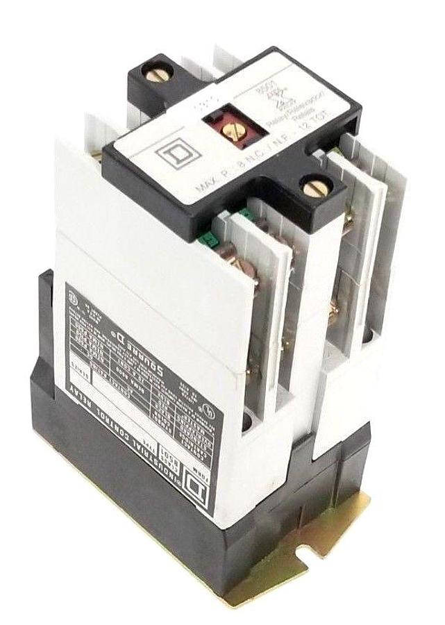 Used SQUARE D 8501-X0-00 CONTROL RELAY 9845 SER. A 9998-X62 W/ ADDER DECK 8501XC1