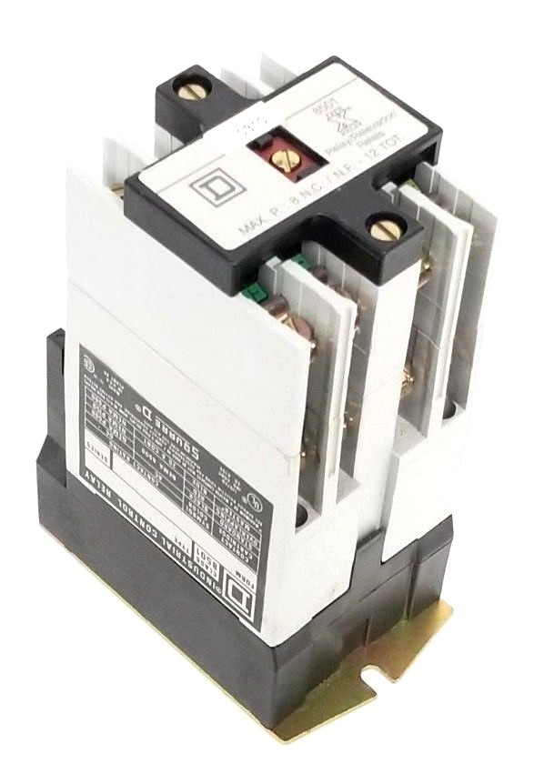 Used SQUARE D 8501-X0-00 CONTROL RELAY 9845 SER. A 9998-X62 W/ ADDER DECK 8501XC1