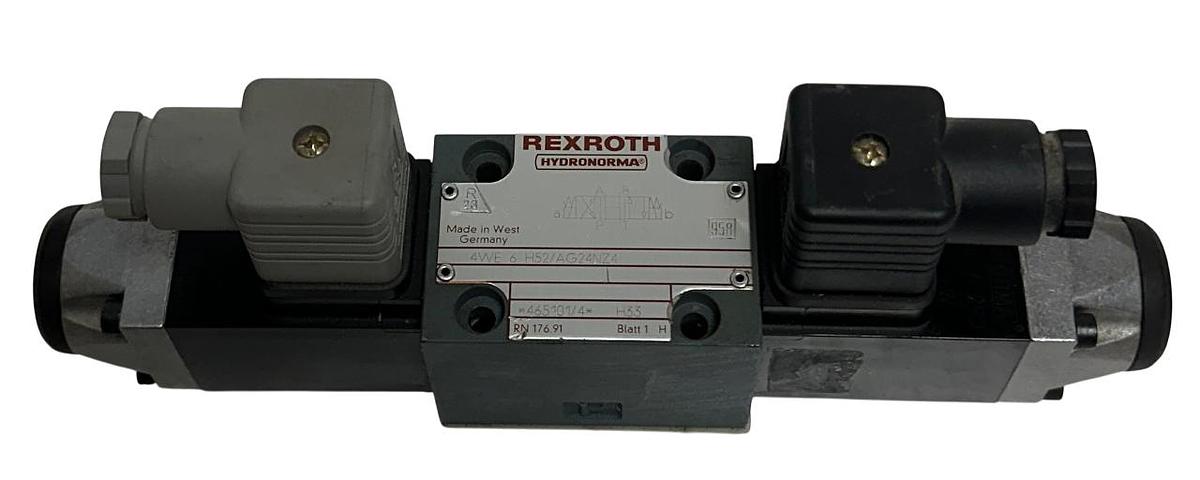 Used REXROTH 4WE 6 H52/AG24NZ4 / 465101/4 HYDRONORMA DIRECTIONAL VALVE 4/3-WAY NSNP