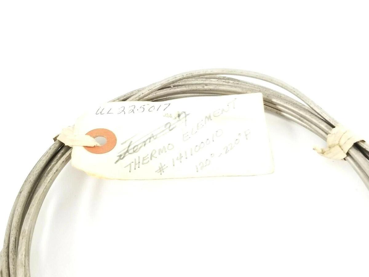 Used GENERIC 141100010 THERMO ELEMENT 120-220 DEG. F