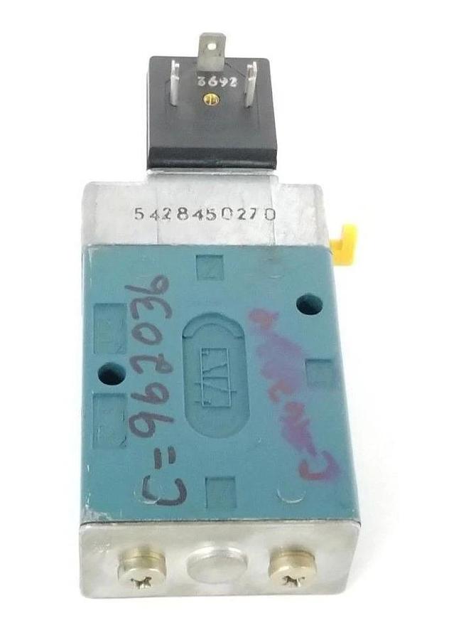 Used WABCO WESTINGHOUSE 572 227 7270 SOLENOID VALVE W/ W5140 COIL 110-115V 50-60HZ