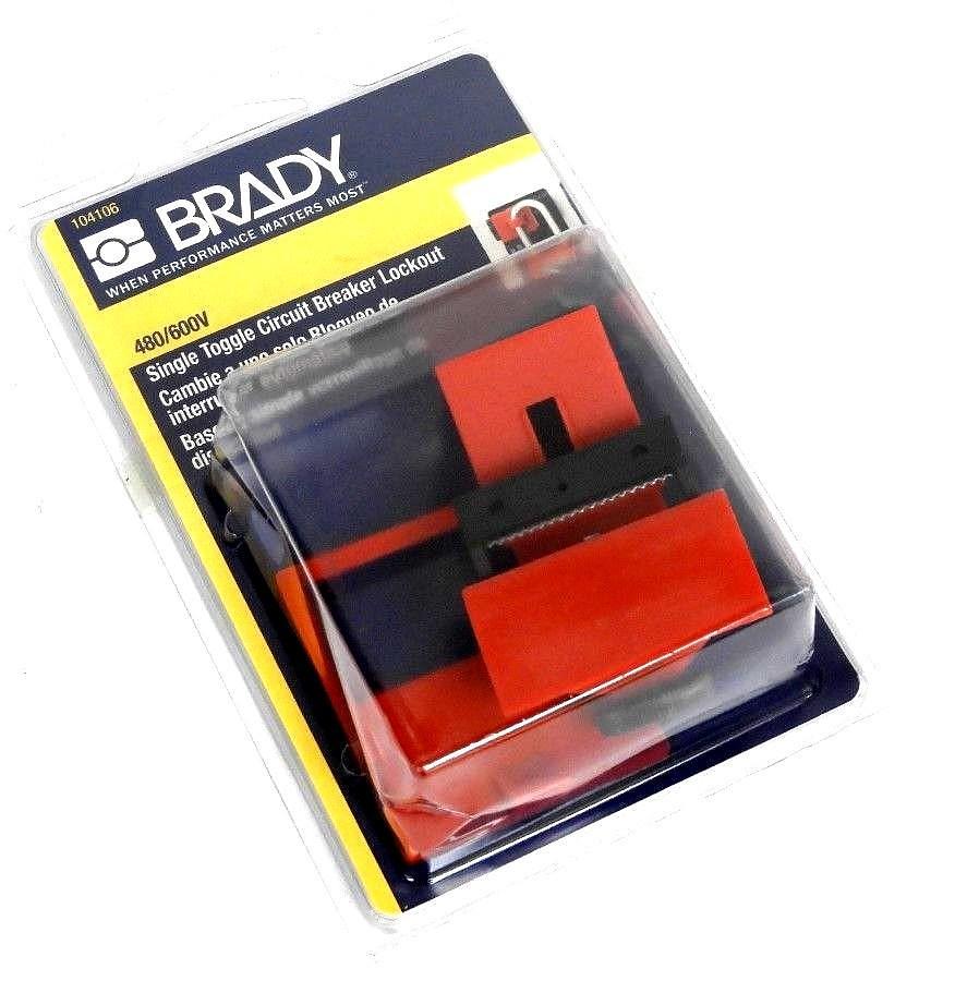 Used NIB BRADY 104106 CIRCUIT BREAKER LOCKOUT CLAMP-ON 480/600V