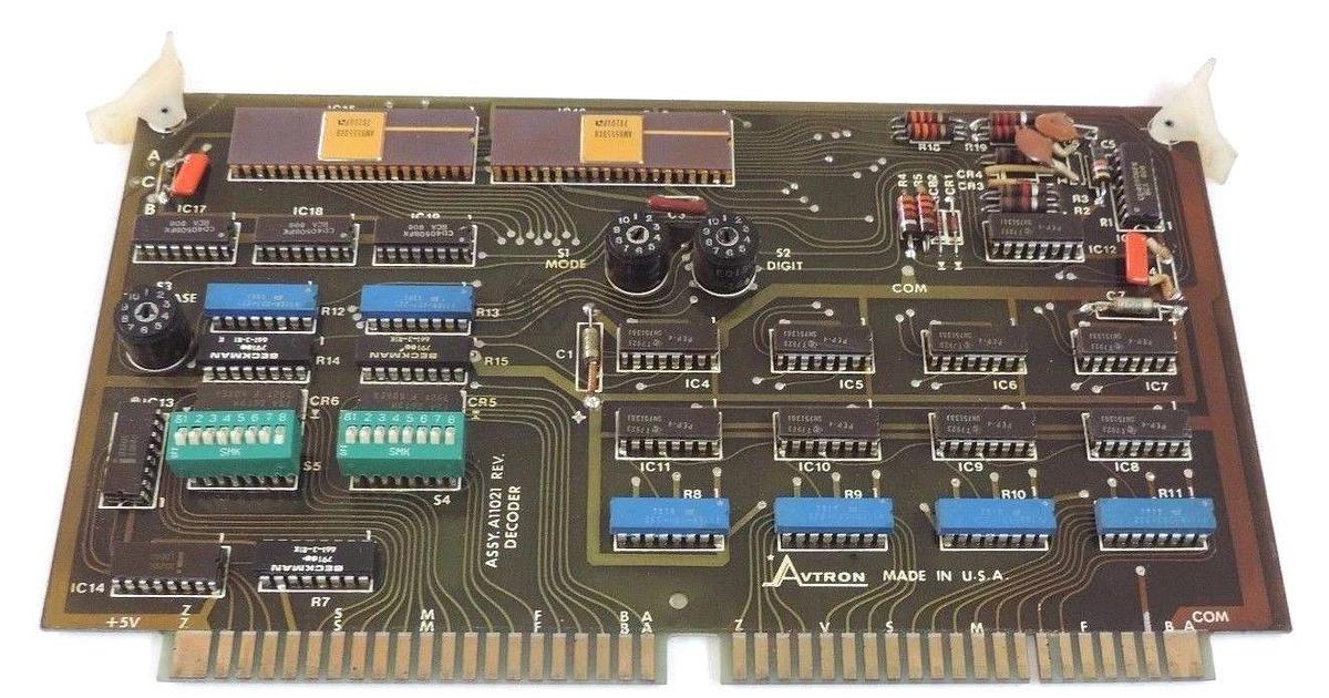 Used AVTRON A11021 DECODER MODULE