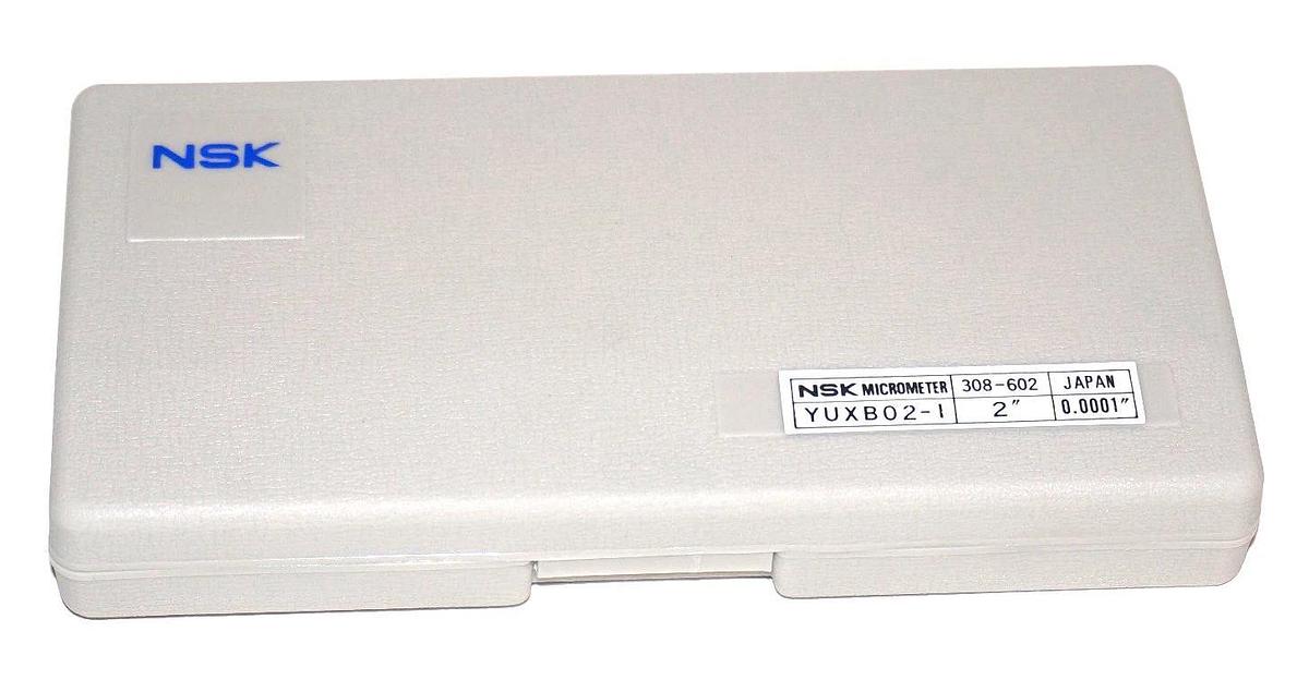 Used NIB NSK YUXB02-1 MICROMETER 1-2'', 0.0001 YUXB021