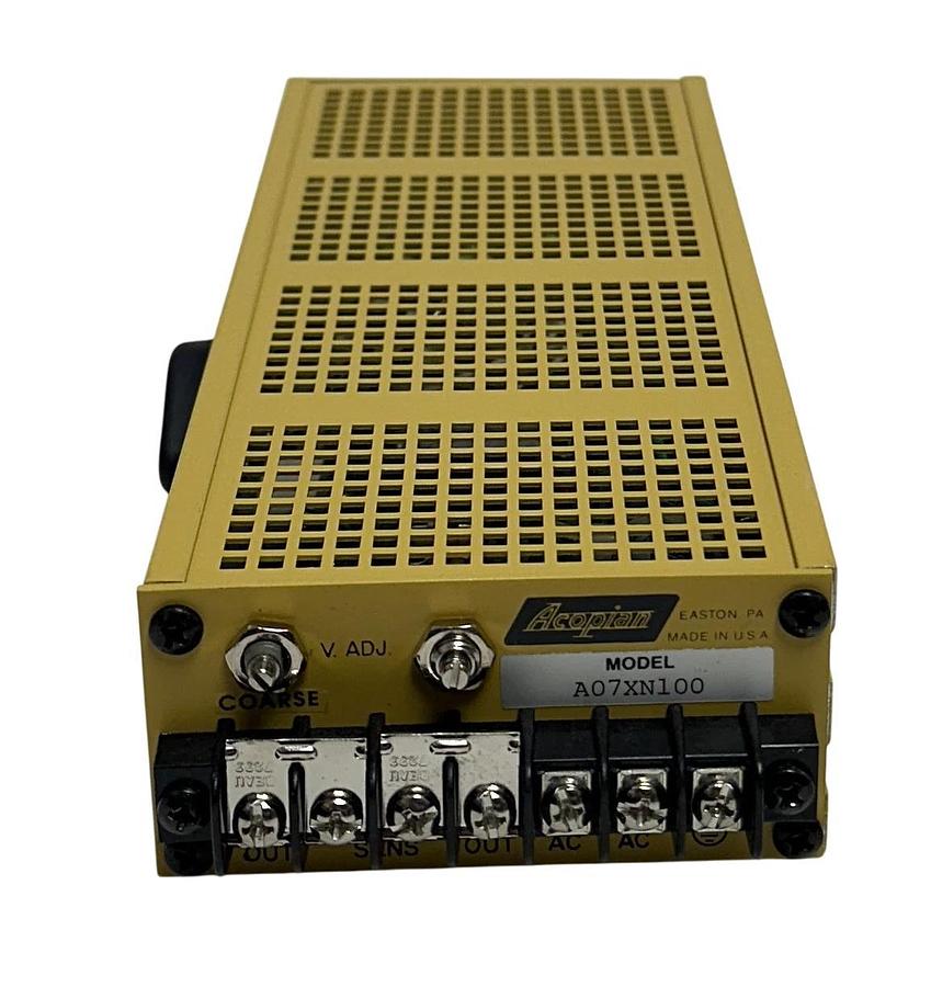 ACOPIAN A07XN100 / 0297970 LINEAR REGULATED POWER SUPPLY NARROW PROFILE NSMP