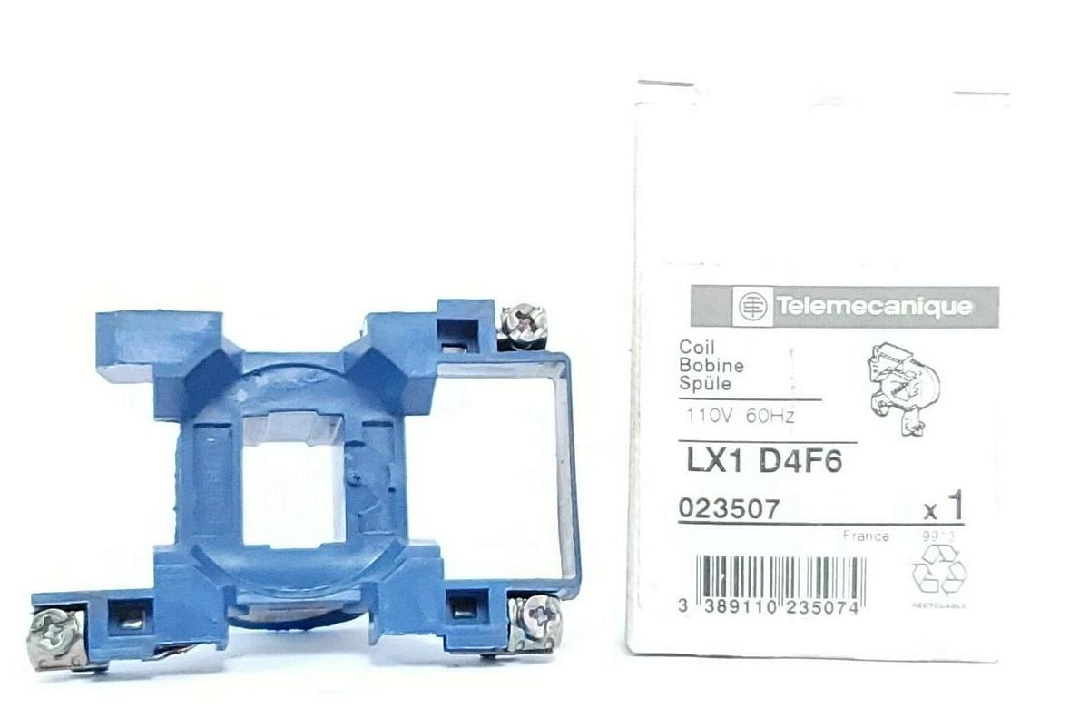 Used NIB TELEMECANIQUE LX1D4F6 COIL 110V 60HZ LX1 D4F6