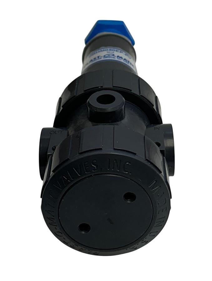 Used PLAST-O-MATIC PRHM050EP-PV / PRHM050EPPV PRESSURE REGULATOR 1/2'' PRHM NSNP