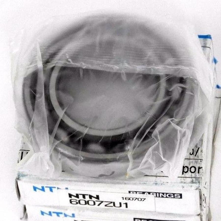Used LOT OF 2 NIB NTN 6007ZU1 SINGLE ROW DEEP GROOVE BALL BEARING