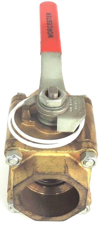 Used NEW WORCESTER 2" 416TTE BALL VALVE R16CWP1000 THREE PIECE