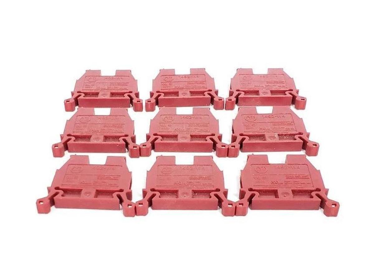 Used LOT OF 9 ALLEN BRADLEY 1492-W2 TERMINAL BLOCKS 1492W2