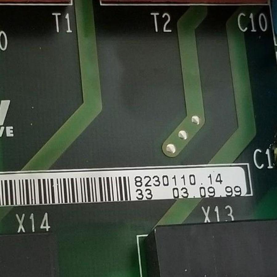 Used SEW EURODRIVE 8230110.14 CONTROL BOARD W/ 8227446.12 ACTIVATION BOARD