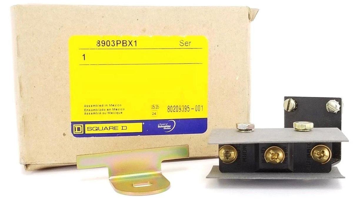 Used NIB SQUARE D 8903PBX1 LIGHTING CONTACTOR AUXILIARY SWITCH 0209395-001