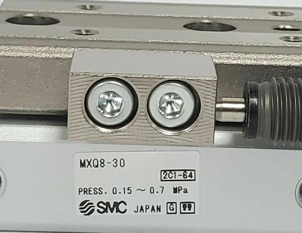 NEW SMC MXQ8-30B CYLINDER TABLE SLIDE SHOCK ABSORB MXQ830B