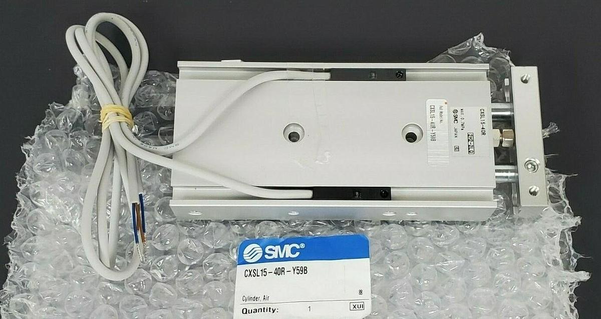 Used NEW SMC CXSL15-40R-Y59B CYLINDER CXSL1540RY59B MAX. 0.7MPa