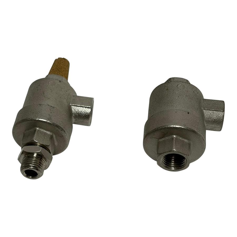 Used New Surplus Lot of 2 Tire Changer Bead Breaker Quick Exhaust Relief Valves 1/4"