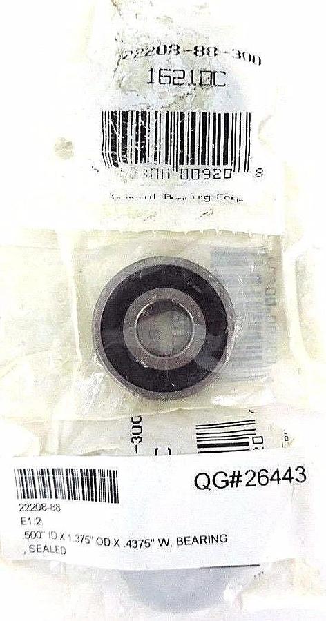 Used LOT OF 3 NEW GENERAL BEARING CORP. 22208-88-300 BEARINGS, 16210C, 22208-88