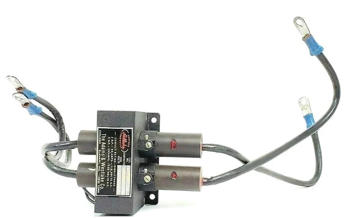 Used ADLAKE 1123-87-4 RELAY NOR. OPEN 115V 50/60HZ, 1123874
