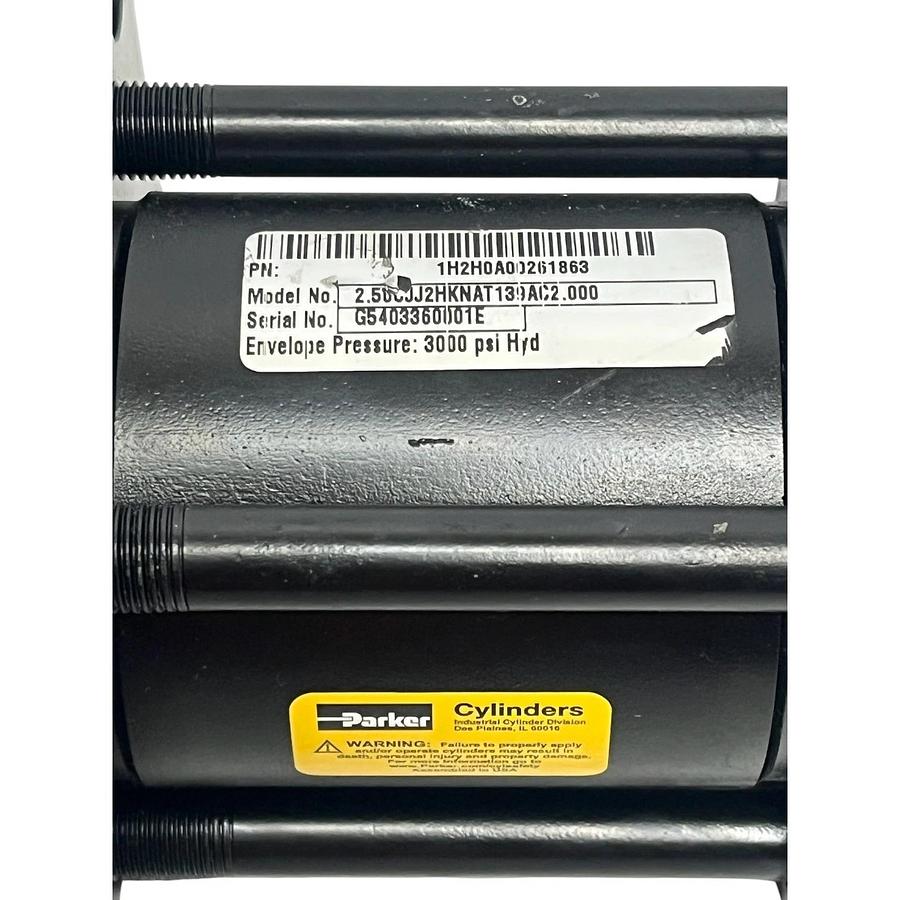 Parker Series 2H Hydraulic Cylinder 2.5" Bore 1H2H0A00261863 New Surplus