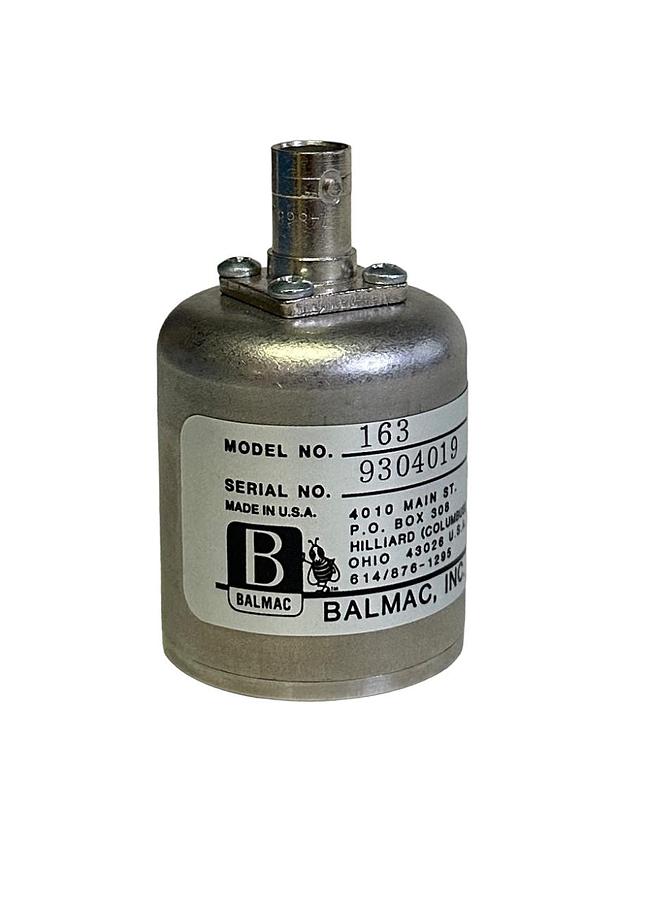 Used BALMAC INC MODEL 211S VIBRATION METER W/ MODEL 163 PROBE, CABLES AND CASE