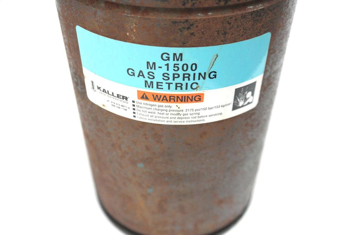 Used KALLER M-1500 GAS SPRING, METRIC, TU-7500-80, 150 BAR