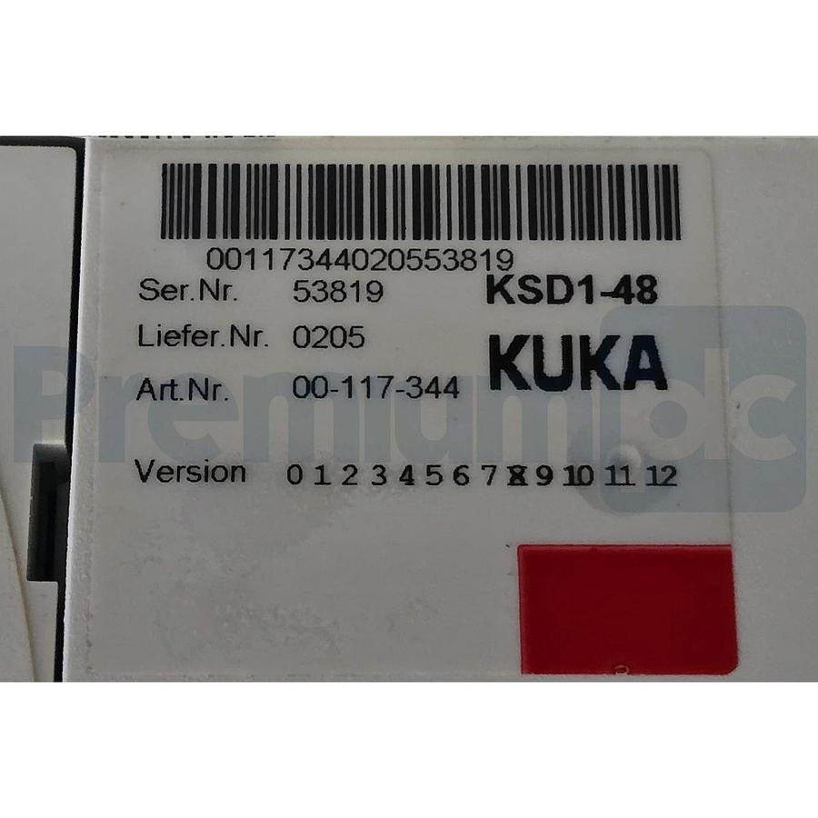 Used KUKA KSD1-48 E93DA123I4B531 SERVO DRIVE 13293121 E93DA123I4B531XX5A31 00-117-344