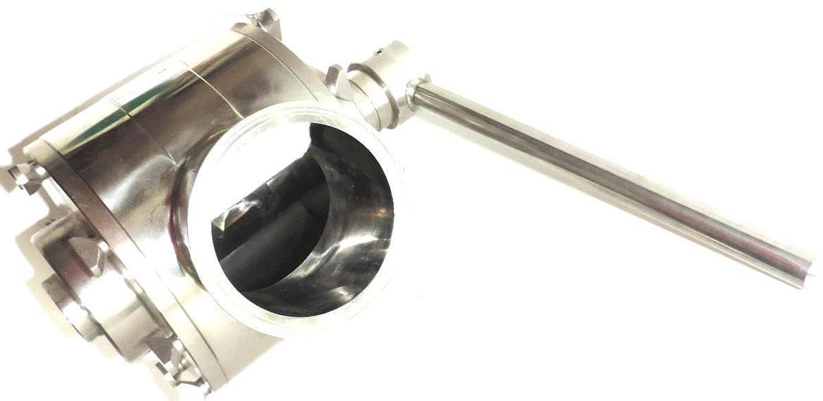 NEW ALPHA LAVAL AH10-GC-E-T316-HNDL, 4" 316 STAINLESS STEEL REGULATING VALVE