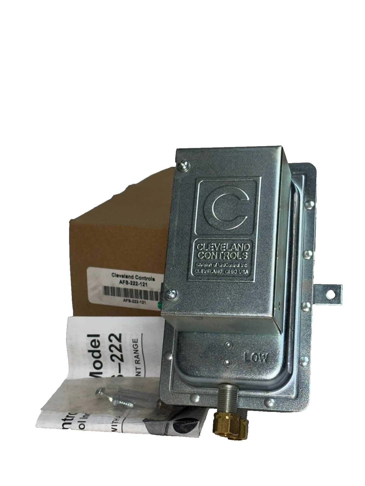 Used New Cleveland Controls AFS-222-121 Air Differential Pressure Switch AFS-222