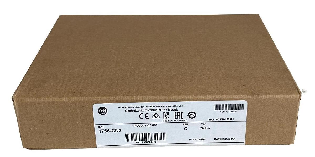 Used NEW SEALED ALLEN BRADLEY 1756-CN2 /C ControlLogix ControlNet COMM MODULE 1756CN2
