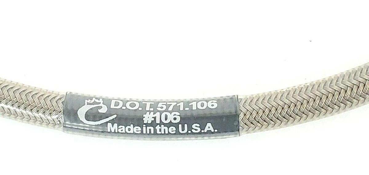 NEW RUBICON RE1513 KIT BRAIDED STAINLESS STEEL 22''