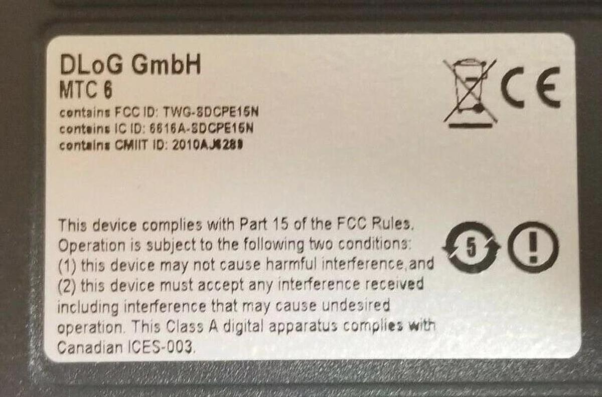 Used ADVANTECH DLOG MTC 6/10 (EOL) IN VEHICLE TERMINAL 24/48V 2.5A/1.2A 1.1GHZ MTC610