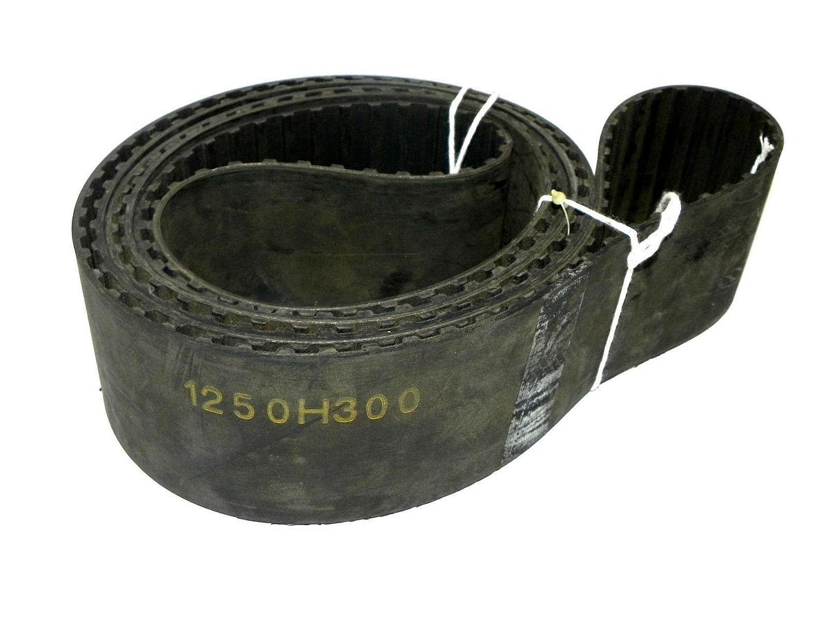 Used TIMING BELT 1250H300 POSITIVE DRIVE 125" LENGTH 1/2" PITCH 3" WIDE