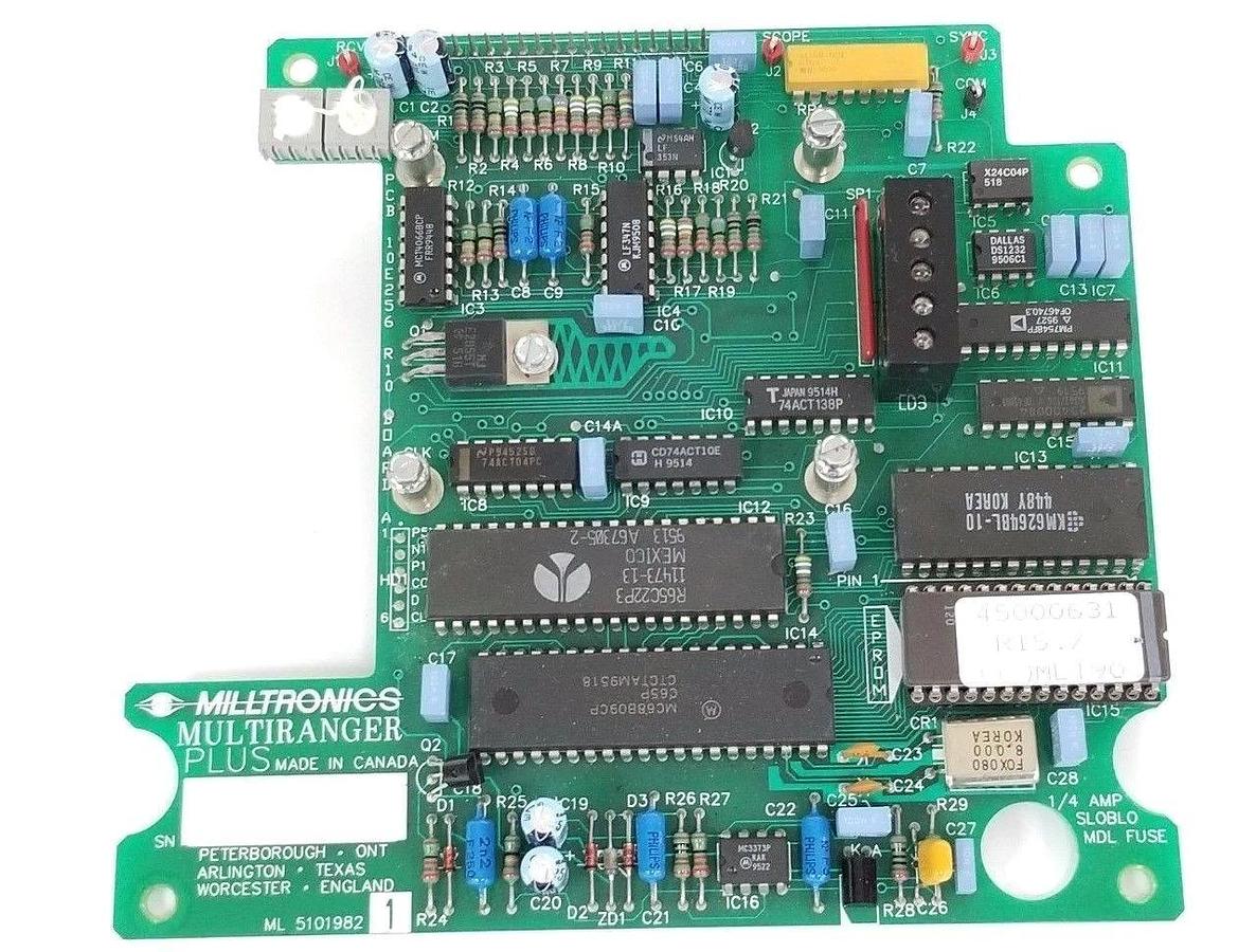 Used MILLTRONICS 5101982 MULTIRANGER PLUS BOARD ML 5101982 1 R24