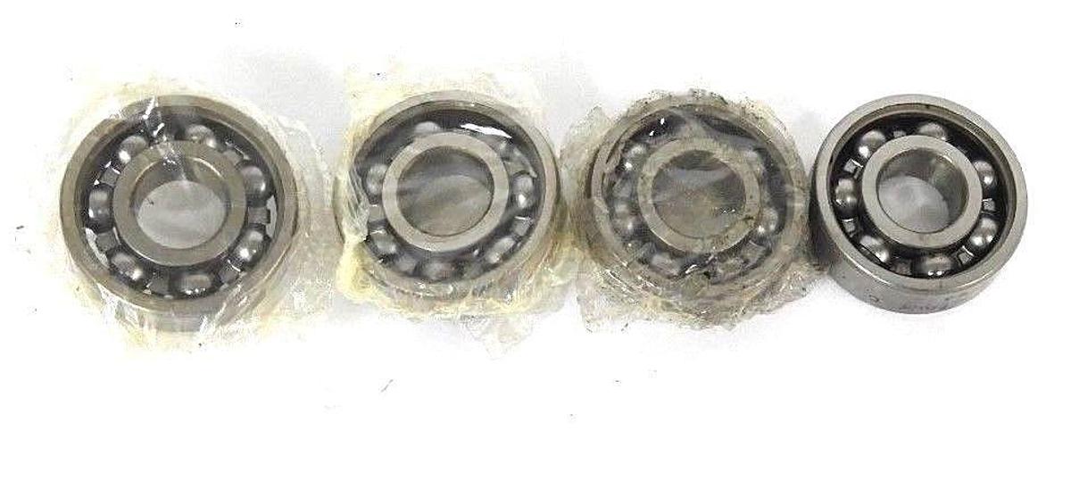 LOT OF 4 NEW SKF 6000/C3 BALL BEARINGS 10X26X8MM