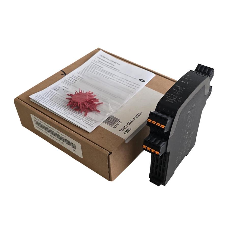 ELOBAU 470RE312 OUTPUT EXPANSION UNIT SAFETY RELAY 0.5SEC HOLAC 82.0453.2 NSMP