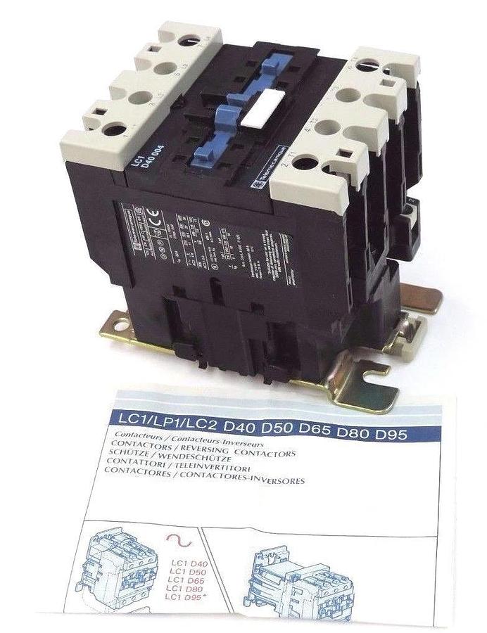 NIB TELEMECANIQUE LC1D40004F5 CONTACTOR LC1-D40004F5, 110V, 50HZ