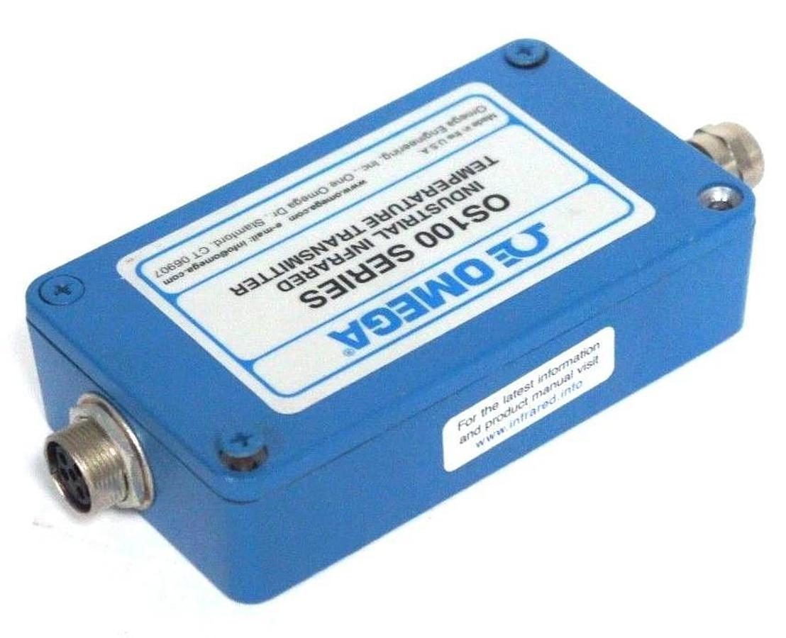 Used OMEGA OS100 SERIES INDUSTRIAL INFRARED TEMPERATURE TRANSMITTER USED