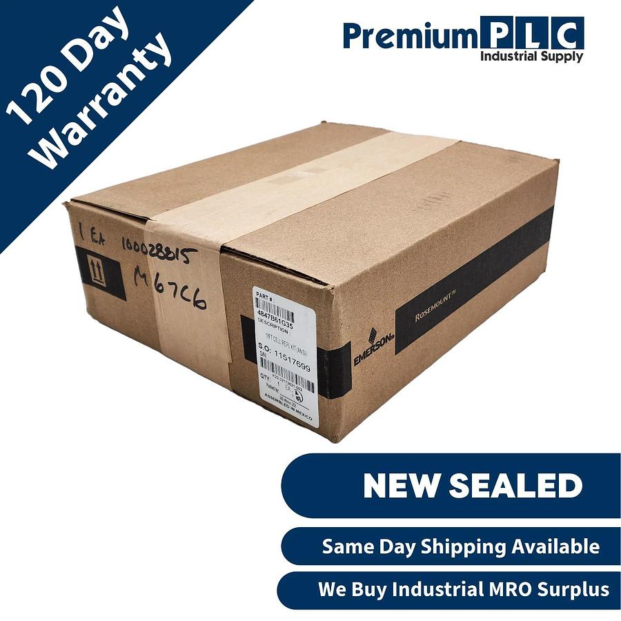 Used NEW EMERSON 4847B61G35 ROSEMOUNT CELL REPLACEMENT KIT ANSI 18' Oxymitter 4000