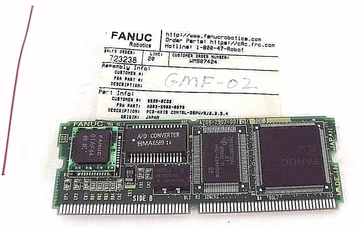 Used NEW FANUC A20B-2902-0070/10E PCB-AXIS CONTROL DSPV/RJ2,2,3,4, A20B-2902-0070