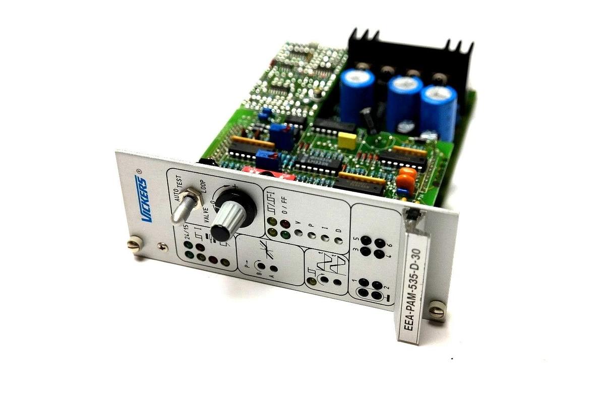 Used VICKERS EEA-PAM-535-D-30 SERVO POWER AMPLIFIER 732420 KFDG4V-5 EEAPAM535D30 NIB