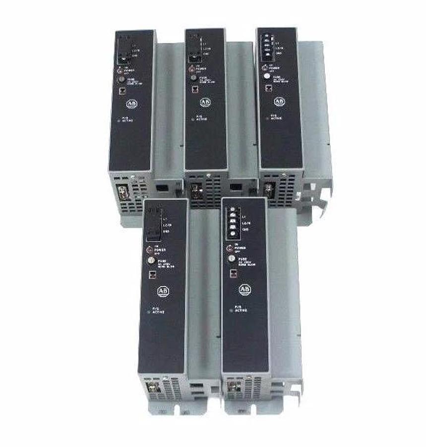 Used LOT OF 5 ALLEN BRADLEY 1771-P7 B AC POWER SUPPLYS 120/220V