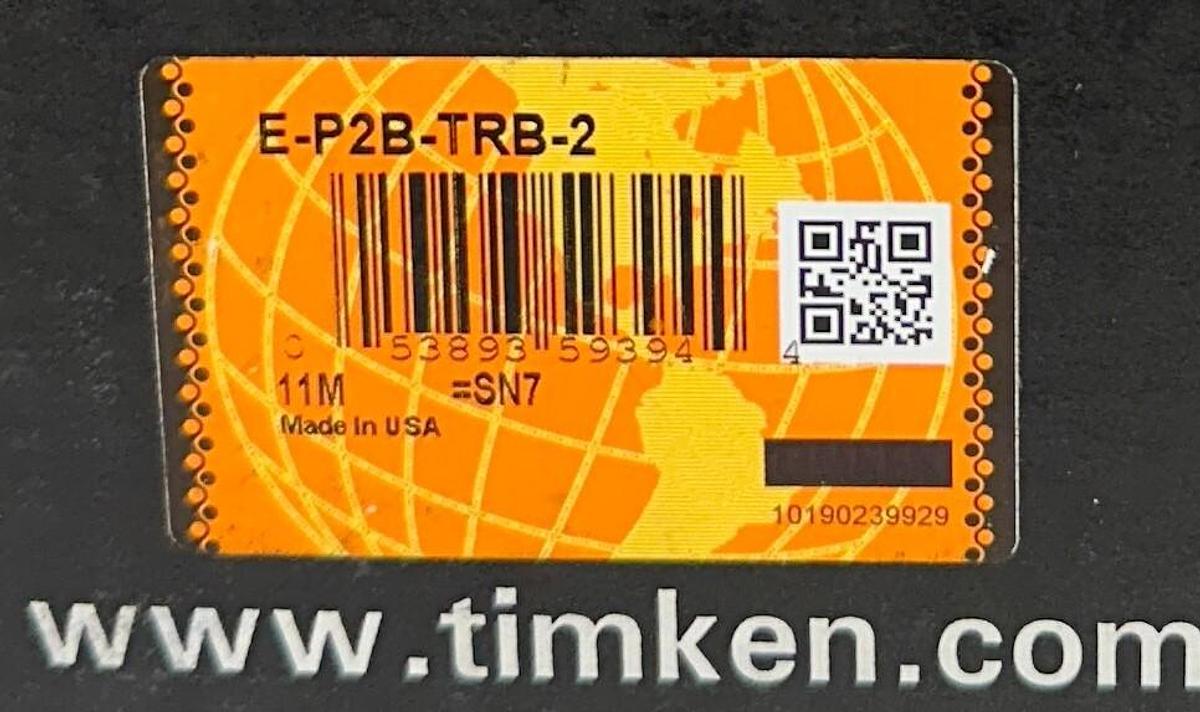 Used TIMKEN E-P2B-TRB-2 / EP2BTRB2 PILLOW BLOCK ROLLER BEARING 2'' BORE DIAMETER NSMP