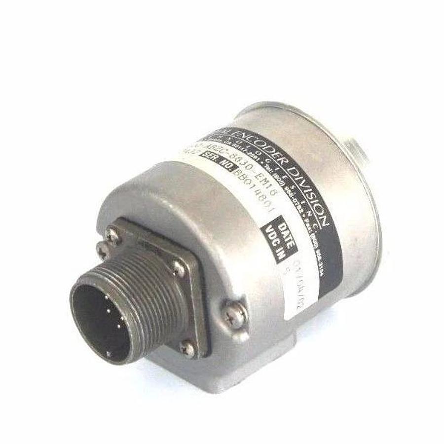 Used BEI 924-01002-3432 ENCODER H25G-SB-2500-ABZC-8830-EM18 5VDC, 924010023432