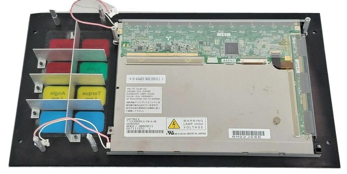 Used OPTREX T-51639D084JU-FW-A-AB LCD PANEL 8.4'' AA084XA03